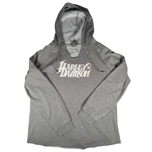 Harley Davidson Austin Texas Gray Pullover Hoodie XL Extra Large Mens